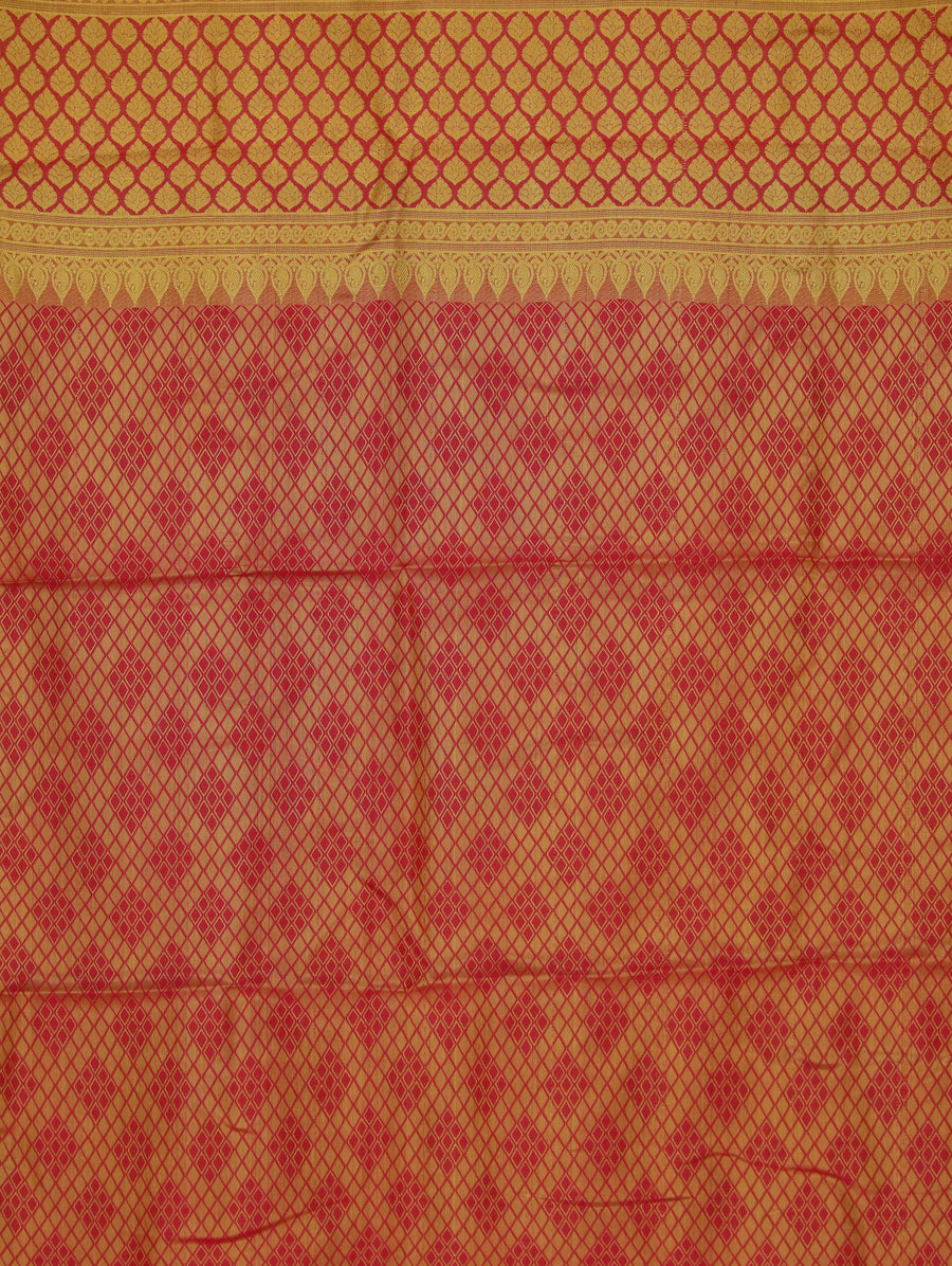 Sage Green Kanchipuram Inspired Semi Silk Saree with Wide Wide Contrast Border