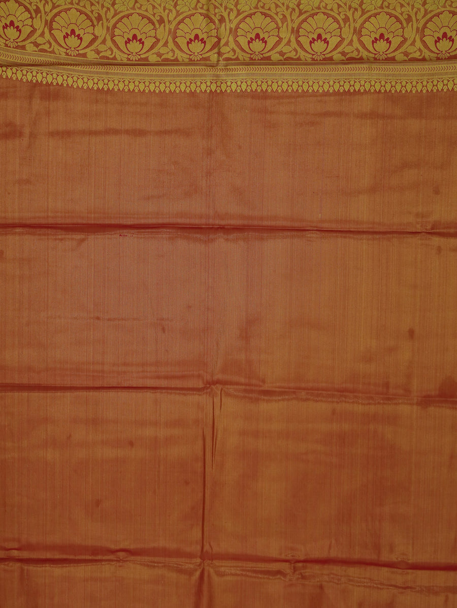 Sage Green Dharmavaram Inspired Semi Silk Saree with Wide Wide Contrast Border