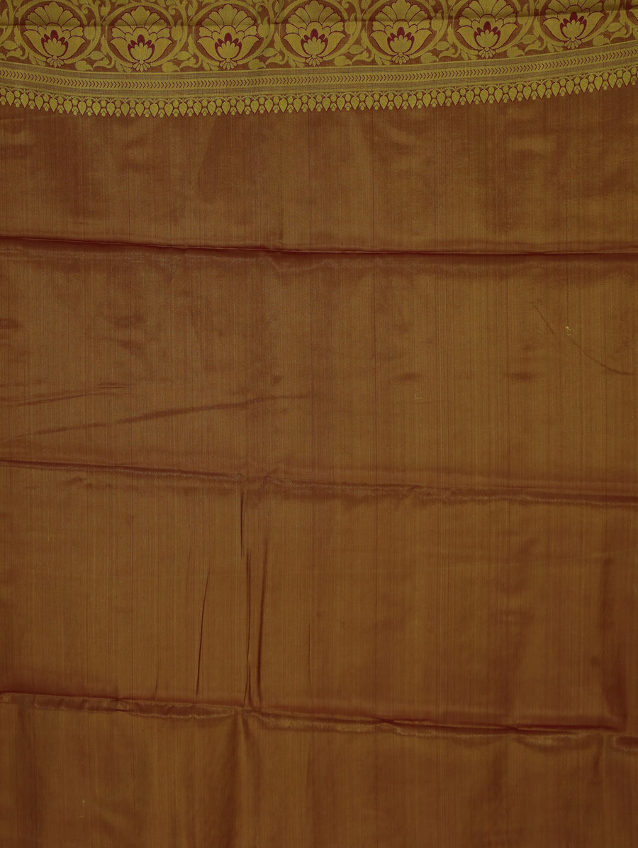 Sage Green Uppada Inspired Semi Silk Saree with Medium Medium Contrast Border