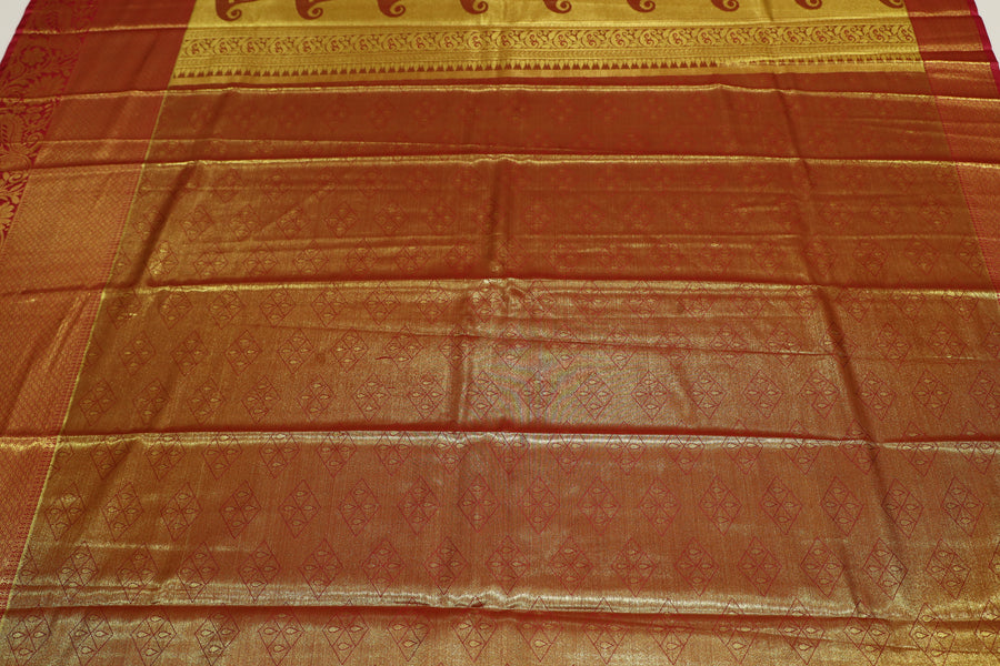 Emerald Green Uppada Inspired Semi Silk Saree with Small Self Border