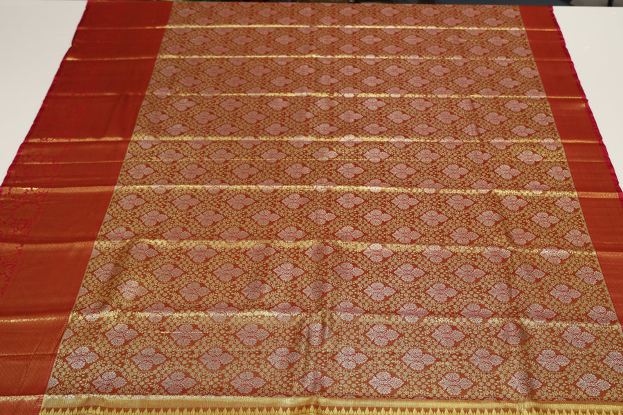 Emerald Green Uppada Inspired Semi Silk Saree with Small Self Border