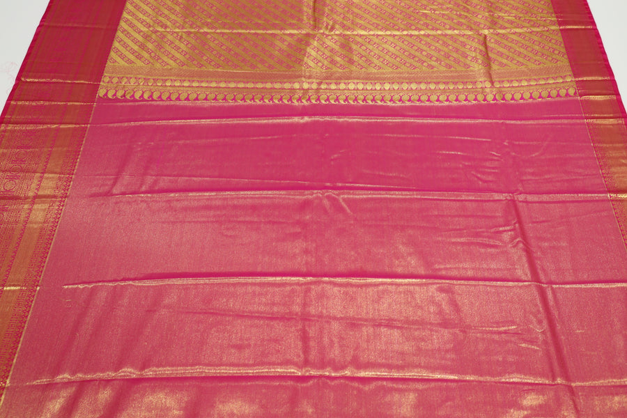Olive Green Uppada Inspired Semi Silk Saree with Small Self Border