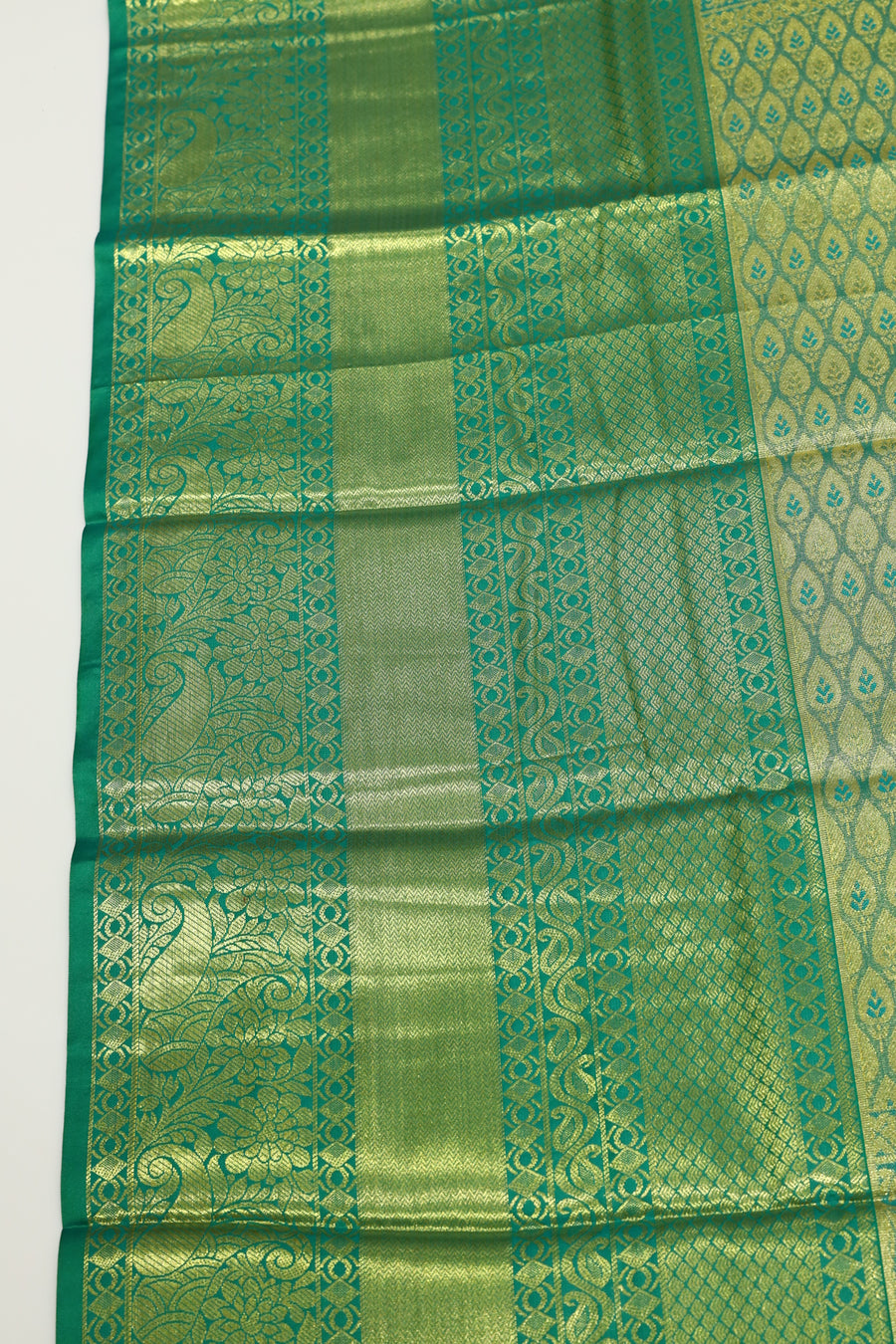 Royal Purple Kanchipuram Inspired Semi Silk Saree with Wide Contrast Border