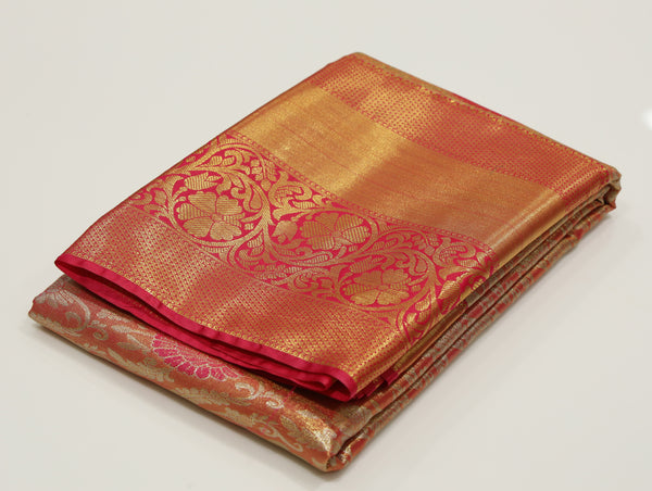 Lime Green Uppada Inspired Semi Silk Saree with Small Self Border