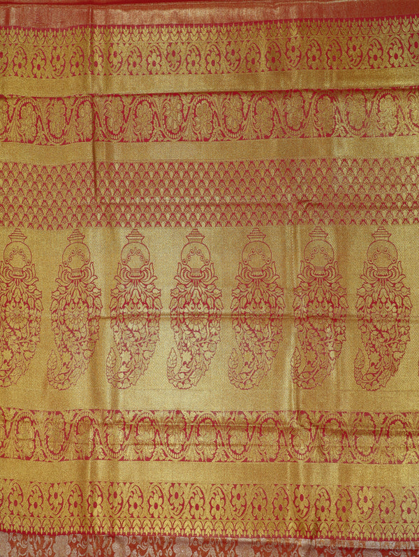 Lime Green Uppada Inspired Semi Silk Saree with Small Self Border