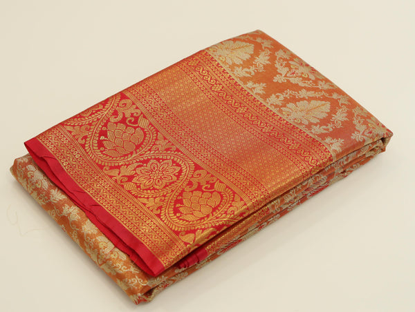 Lime Green Uppada Inspired Semi Silk Saree with Small Self Border