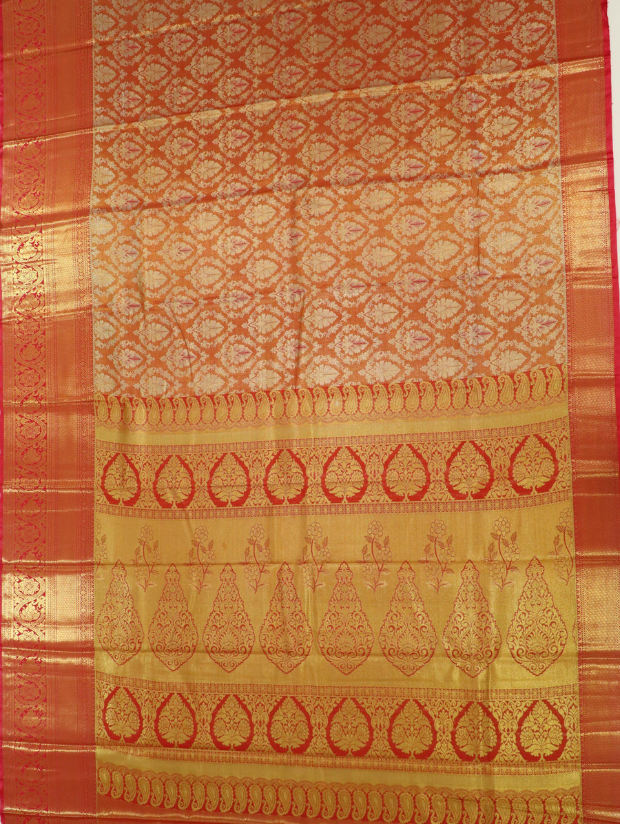 Lime Green Uppada Inspired Semi Silk Saree with Small Self Border