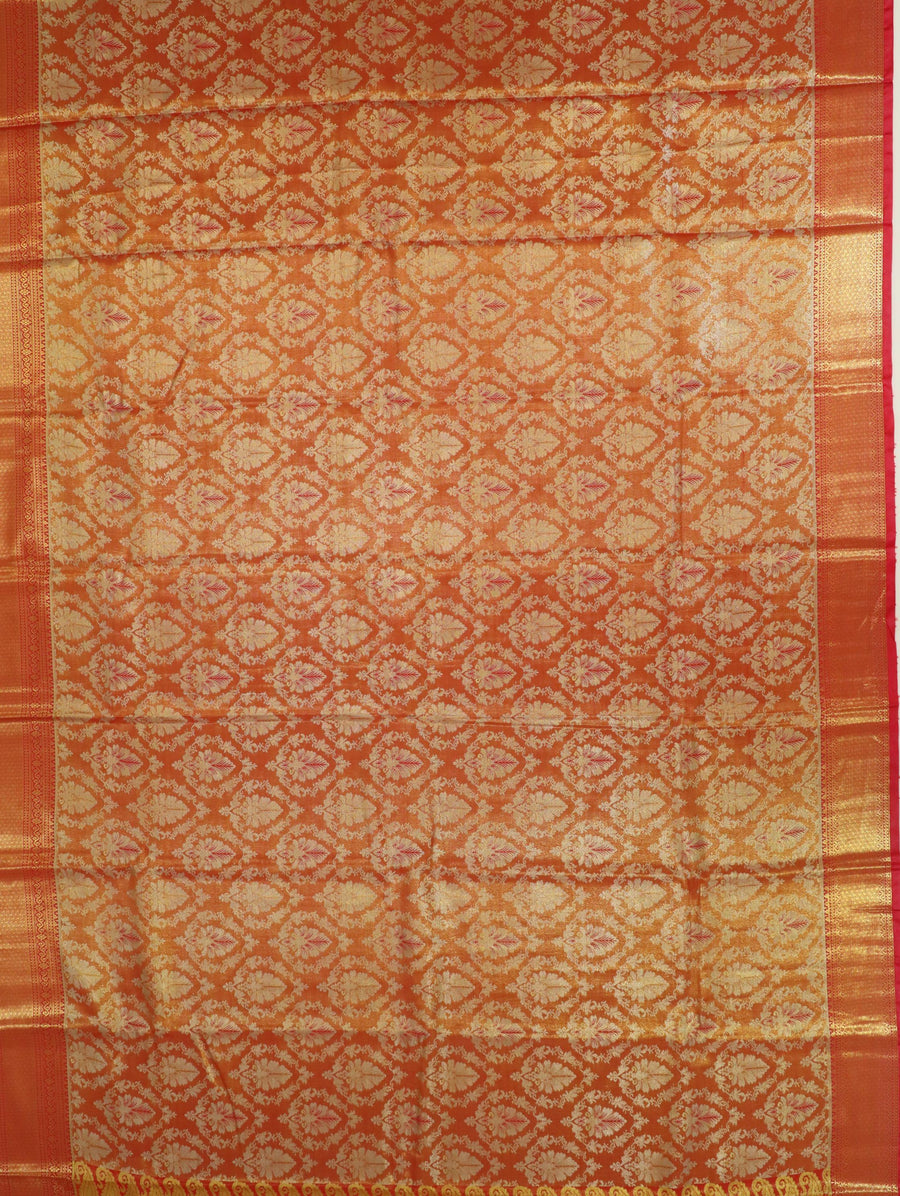 Lime Green Uppada Inspired Semi Silk Saree with Small Self Border