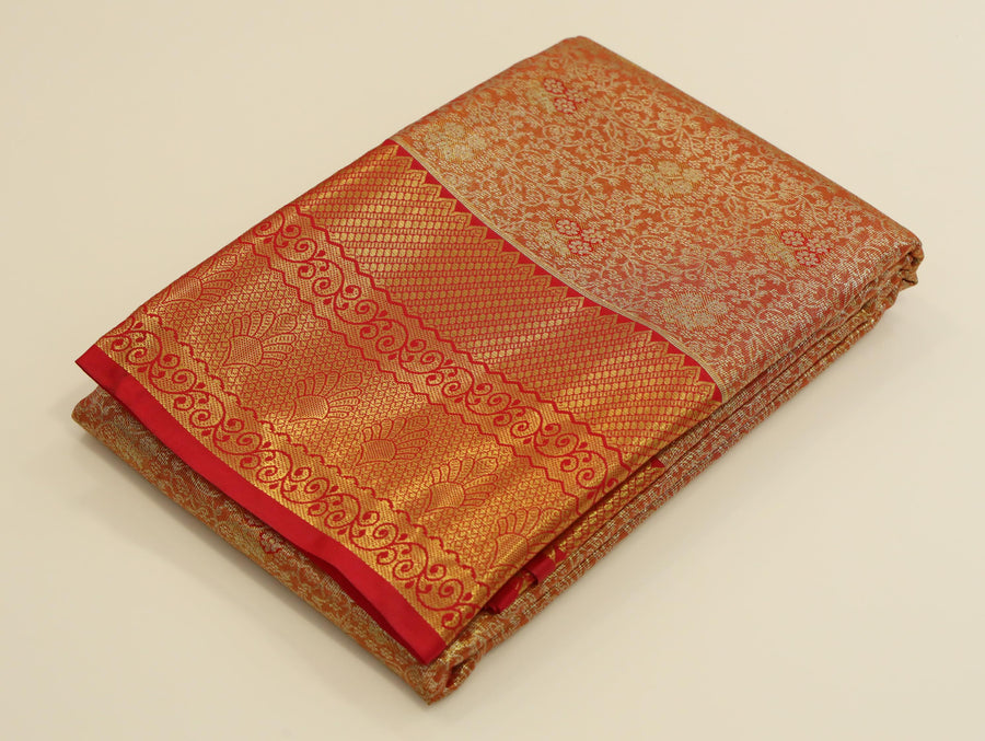 Lime Green Uppada Inspired Semi Silk Saree with Small Self Border
