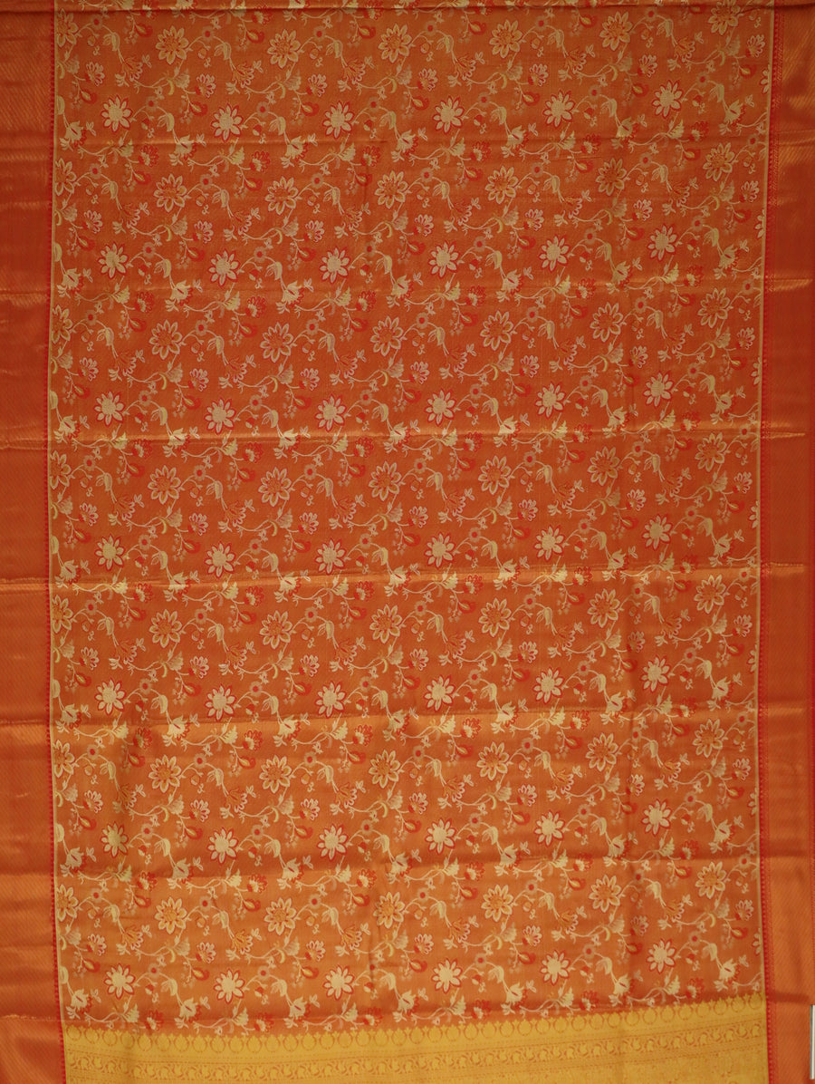 Teal Blue Kanchipuram Inspired Semi Silk Saree with Wide Contrast Border