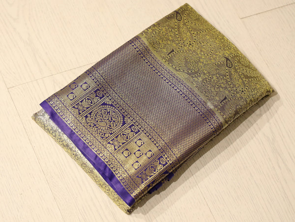 Coral Orange Uppada Inspired Semi Silk Saree with Contrast Border