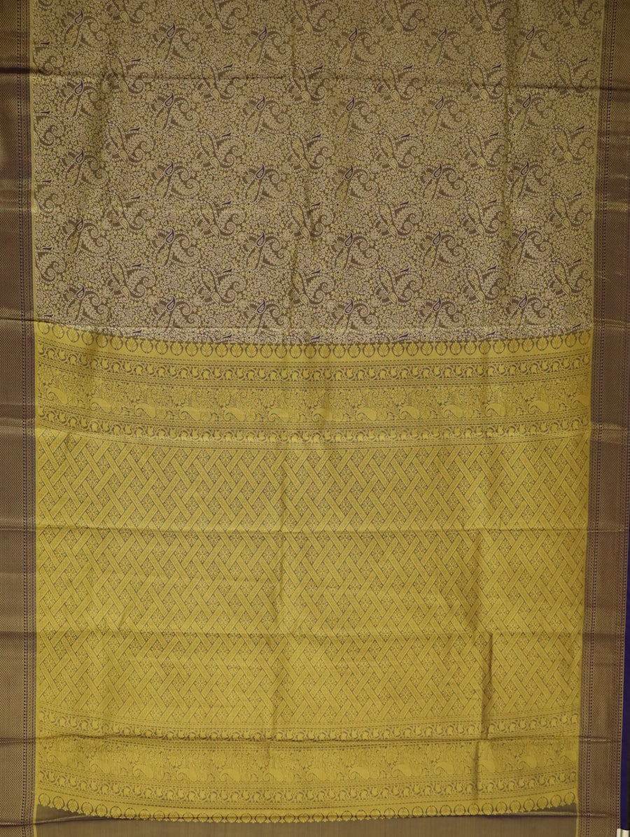 Coral Orange Uppada Inspired Semi Silk Saree with Contrast Border